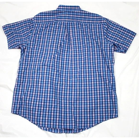 Brooks Brothers 1818 Mens Short Sleeve Button Down Shirt Size 1XLT - Picture 3 of 6